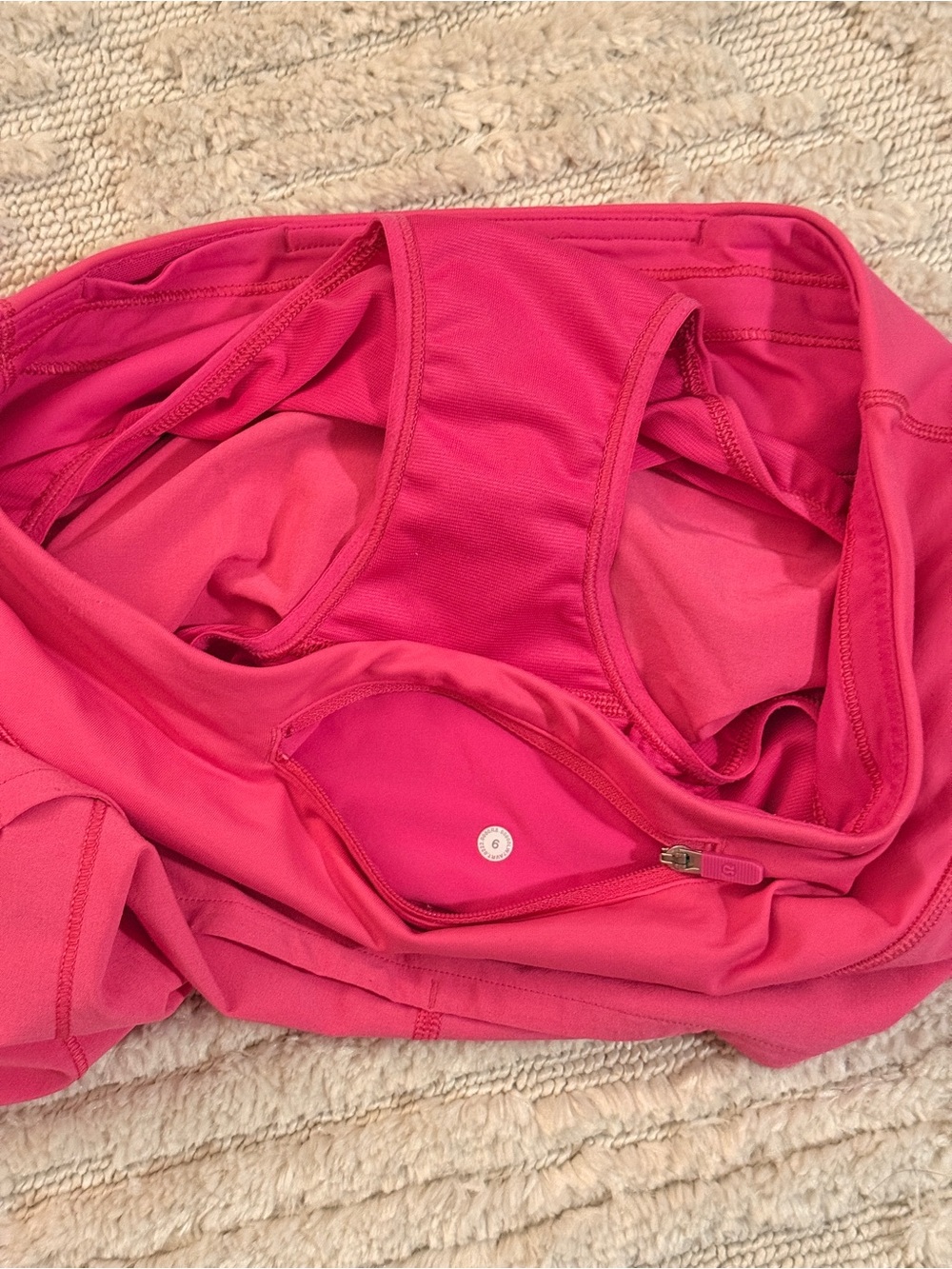 Lululemon Sonic Pink Speed Up Shorts AND Align Top - Picture 6 of 7